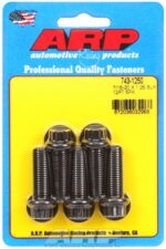 "7/16""-20 x 1.250 12pt black oxide bolts" (5pcs) - Image 2