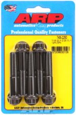"7/16""-20 x 2.250 12pt black oxide bolts" (5pcs) - Image 2
