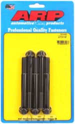 "7/16""-20 x 4.000 12pt black oxide bolts" (5pcs) - Image 2