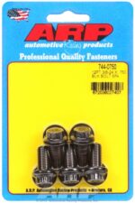 "3/8""-24 x .750 12pt 7/16 wrenching black oxide bolts" 5pcs - Image 2