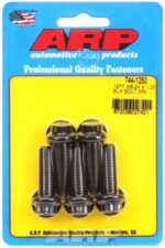 "3/8""-24 x 1.250 12pt 7/16 wrenching black oxide bolts"5pcs - Image 2