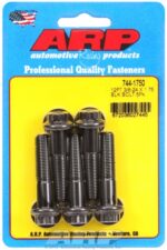 "3/8""-24 x 1.750 12pt 7/16 wrenching black oxide bolts"5pcs - Image 2