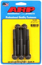 "3/8""-24 x 3.000 12pt 7/16 wrenching black oxide bolts"5pcs - Image 2