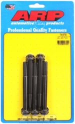 "3/8""-24 x 3.750 12pt 7/16 wrenching black oxide bolts"5pcs - Image 2