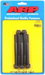 "3/8""-24 x 4.000 12pt 7/16 wrenching black oxide bolts"5pcs - Image 2