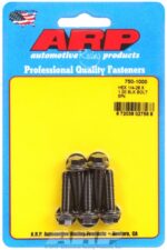 "1/4""-28 x 1.000 hex black oxide bolts" (5pcs) - Image 2