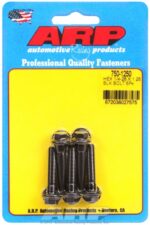 "1/4""-28 x 1.250 hex black oxide bolts" (5pcs) - Image 2