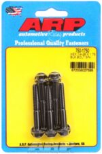 "1/4""-28 x 1.750 hex black oxide bolts" (5pcs) - Image 2