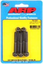"1/4""-28 x 2.000 hex black oxide bolts" (5pcs) - Image 2