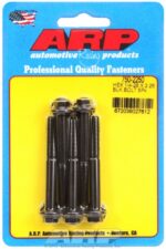 "1/4""-28 x 2.250 hex black oxide bolts" (5pcs) - Image 2