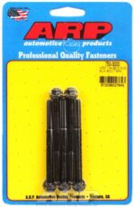 "1/4""-28 x 3.000 hex black oxide bolts" (5pcs) - Image 2