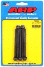 "1/4""-28 x 3.250 hex black oxide bolts" (5pcs) - Image 2