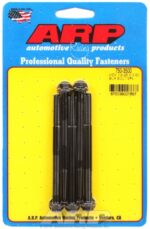 "1/4""-28 x 3.500 hex black oxide bolts" (5pcs) - Image 2
