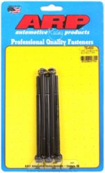 "1/4""-28 x 4.500 hex black oxide bolts" (5pcs) - Image 2
