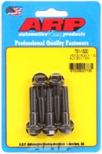 "5/16""-24 x 1.500 hex black oxide bolts" (5pcs) - Image 2
