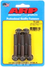 "5/16""-24 x 2.000 hex black oxide bolts" (5pcs) - Image 2
