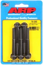 "5/16""-24 x 2.500 hex black oxide bolts" (5pcs) - Image 2