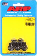 "3/8""-24 x .500 hex black oxide bolts" (5pcs) - Image 2