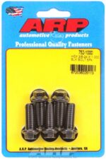 "3/8""-24 x 1.000 hex black oxide bolts" (5pcs) - Image 2