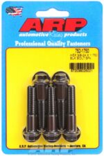 "3/8""-24 x 1.750 hex black oxide bolts" (5pcs) - Image 2