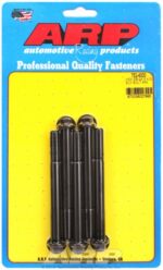 "3/8""-24 x 4.000 hex black oxide bolts" (5pcs) - Image 2
