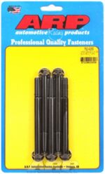 "3/8""-24 x 4.250 hex black oxide bolts" (5pcs) - Image 2