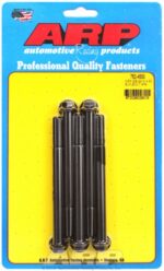 "3/8""-24 x 4.500 hex black oxide bolts" (5pcs) - Image 2