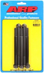 "3/8""-24 x 5.000 hex black oxide bolts" (5pcs) - Image 2