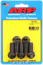 "7/16""-20 x 1.000 hex black oxide bolts" (5pcs) - Image 2