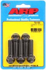 "7/16""-20 x 1.500 hex black oxide bolts" (5pcs) - Image 2