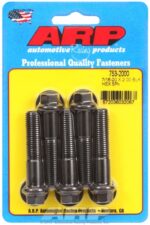 "7/16""-20 x 2.000 hex black oxide bolts" (5pcs) - Image 2