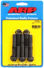 "7/16""-20 x 2.500 hex black oxide bolts" (5pcs) - Image 2