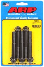 "7/16""-20 x 3.000 hex black oxide bolts" (5pcs) - Image 2