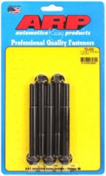 "7/16""-20 x 4.000 hex black oxide bolts" (5pcs) - Image 2