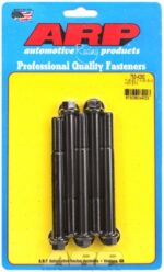 "7/16""-20 x 4.250 hex black oxide bolts" (5pcs) - Image 2