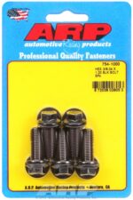 "3/8""-24 x 1.000 hex 7/16 wrenching black oxide bolts" 5pcs - Image 2