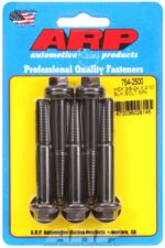 "3/8""-24 x 2.500 hex 7/16 wrenching black oxide bolts" 5pcs - Image 2