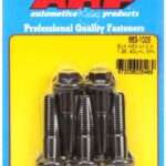 ARP M10 x 1.25 x 40 hex black oxide bolts (5pcs)