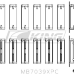 King Main Bearing Shell BMW M20, M50 2.0L, 2.5L, 2.7L