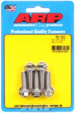M8 x 1.25 x 25 hex SS bolts (5pcs) - Image 2