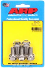 M10 x 1.25 x 20 hex SS bolts (5pcs) - Image 2