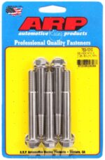 M10 x 1.25 x 80 hex SS bolts (5pcs) - Image 2