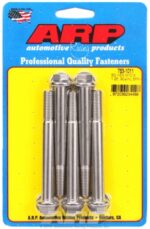 M10 x 1.25 x 90 hex SS bolts (5pcs) - Image 2