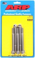M10 x 1.25 x 100 hex SS bolts (5pcs) - Image 2