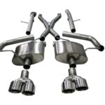 Corsa Cat-Back 2.75" Dual Rear Twin 4.5" Cherokee 6.2 18-21