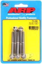 "1/4""-28 x 2.250 hex SS bolts" (5pcs)