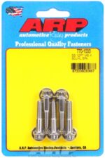 M6 x 1.00 x 30 12pt SS bolts (5pcs) - Image 2
