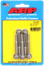 M6 x 1.00 x 50 12pt SS bolts (5pcs) - Image 2