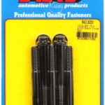 "3/8""-16 x 3.000 12pt black oxide bolts" (5pcs)