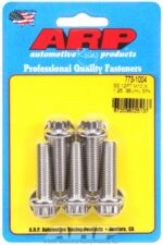 M10 x 1.25 x 35 12pt SS bolts+Washers (5pcs) - Image 2
